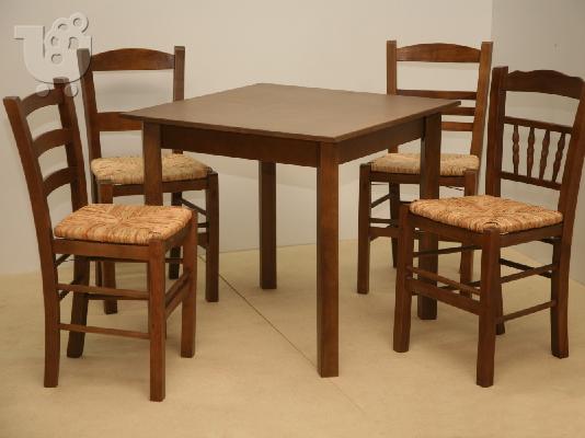 PoulaTo: Φθηνές ξύλινες παραδοσιακές καρέκλες καφενείου ταβέρνας τραπέζια